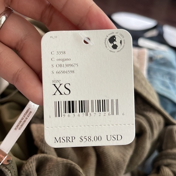 NWT Free People Boulevard Tank top in Oregano size xs - Picture 3 of 7